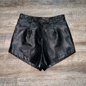 Princess Polly Leather Shorts